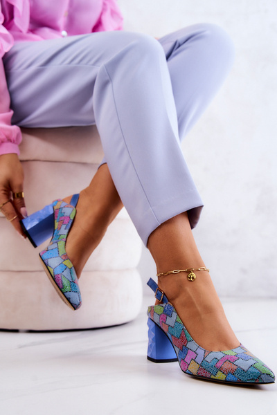 Leather Pumps On A Bar Maciejka 05427-06 Multicolor
