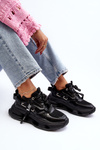 Sneakersy Damskie Czarne GOE NN2N4040