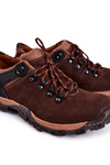 Męskie Skórzane Półbuty Trekkingowe BEDNAREK Brązowe