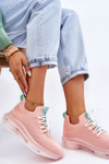 Women's Slip-on Sock Shoes GOE JJ2N4081 Light pink