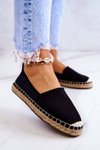 Espadryle Damskie Klasyczne Czarne Big Star JJ274952