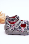 Slippers of the Ballerina Befado Cats 109P261 Gray