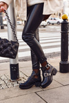 Women's Boots On Heel Black Frago