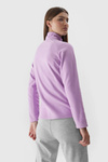 Polar With Stand-up Collar 4F Regular Women's 4FAW23TFLEF146-52S Purple