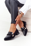 Elegant Women's Loafers S.Barski Premium Suede Black