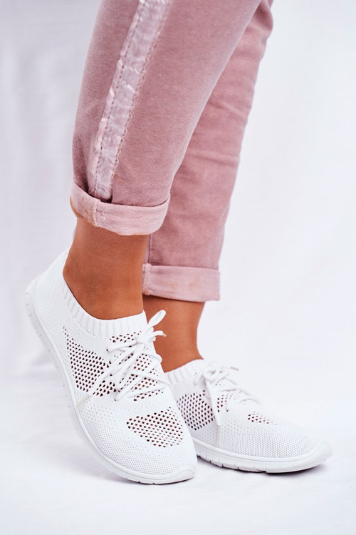 Damskie Sportowe Buty Białe Jenny