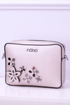 Nobo Women's Handbag Letter Bag White Gold NBAG-E1590-C000