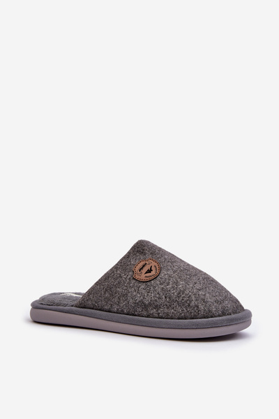 Men's Classic Gray Slippers Makis