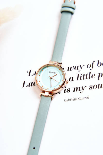 Zegarek Damski Analogowy Miętowy Ernest