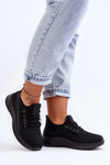 Buty Sportowe Wsuwane Damskie Czarne Hold Me! JHY260
