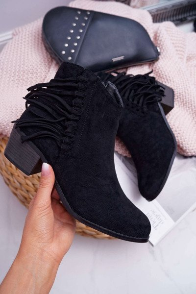 Women's Cowboy Boots Black Agnes