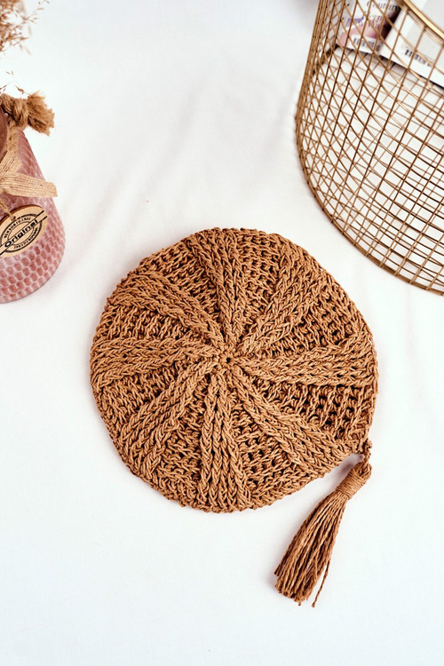 Women's Bag Braided Boho Camel