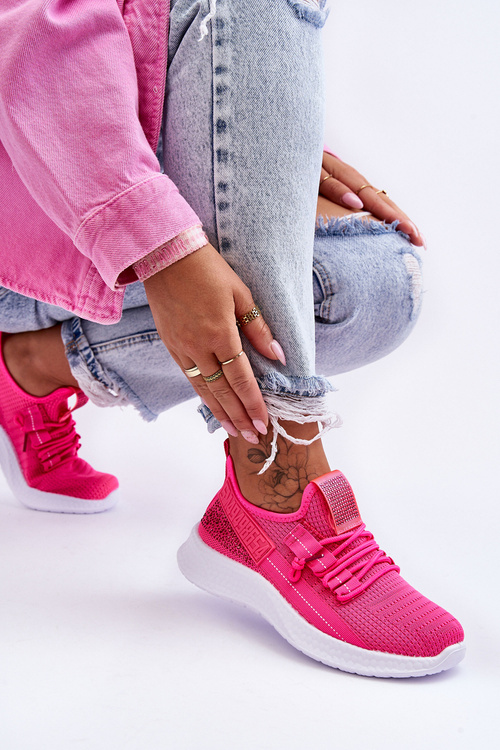 Women's Slip-on Sport Shoes Neon Pink Hold Me!