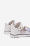 Children's Sandals With Velcro White Orailla