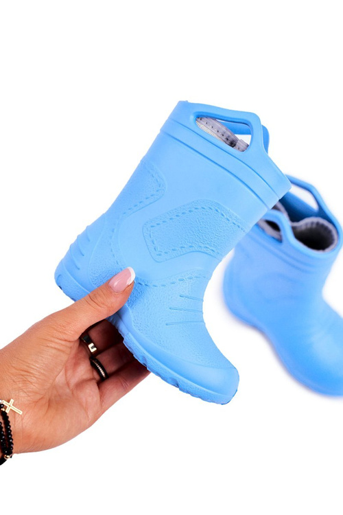 Children's Rubber Galoshes Boots Blue Removed Insert Stomilki