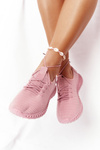Damskie Sportowe Buty Slip-on Różowe Do It