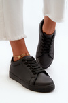 Low Women's Sports Sneakers Made of Eco Leather Black Diunna