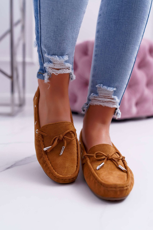 Mokassins Women's Comfortable Eco-suede Camel Memfi