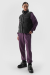 Padded Sleeveless Jacket With Synthetic Filling Black 4F 4FWAW24TVJAF140-20S