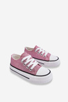 Children's Sneakers Tied Dirty pink Wella