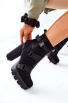 Women’s Boots On Heels Black Hurry Up