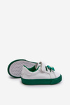 Children's Sneakers Trainers With Bow White-Green Pennyn