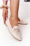 Classic Women's Loafers Beige Eloquence