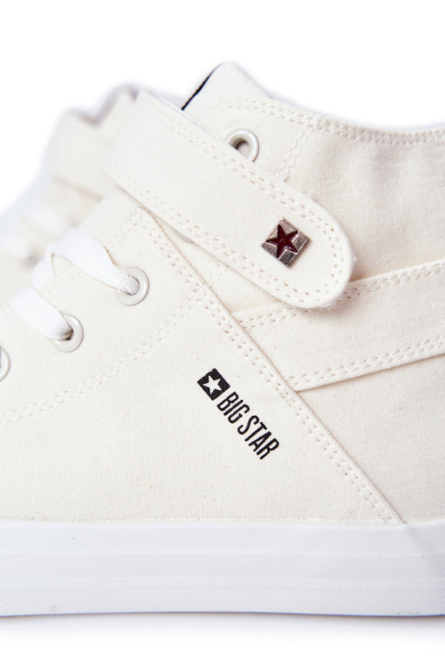 High Sneakers Tied Big Star FF174140 White