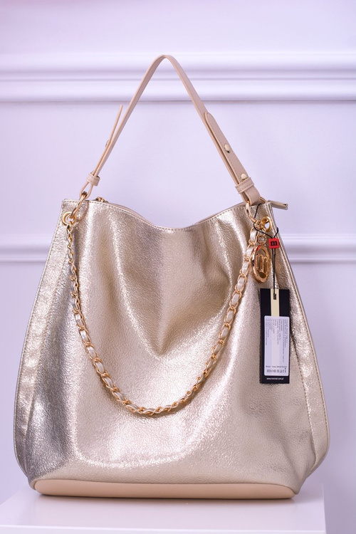 Monnari Gold Shopper Bag BAGA750
