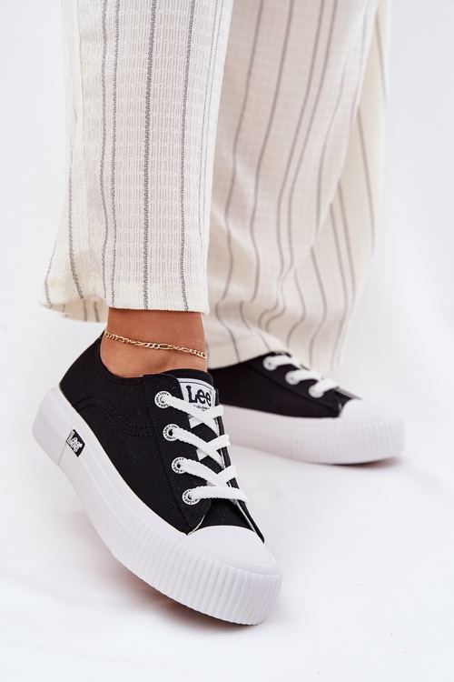 Damskie Trampki  Na Platformie Różowe LEE ISLA C WOMEN LOW 50251001