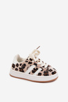 Sports Shoes Sneakers Kids Leopard Beige Amelle