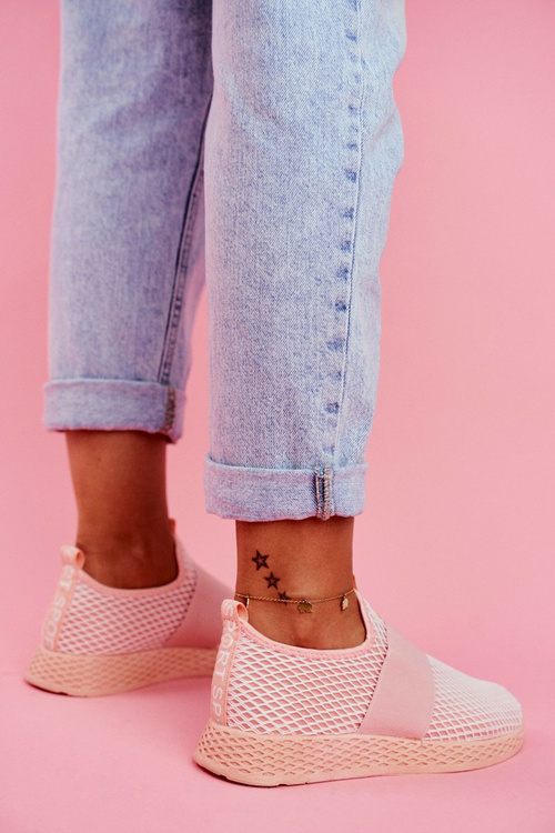 Women's Sport Shoes Slip On Pink La Fiesta