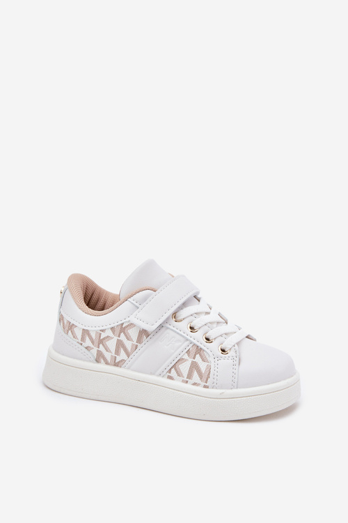 Sports Shoes Sneakers for Children from Eco Leather White-Beige Anelisa