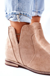 Boots On The Wedge S.Barski Joiva Beige