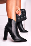 Women’s Boots On High Heel Black Rise Up