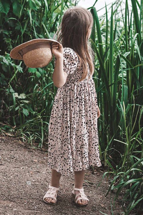 Sandały Dziecięce Plecione Wsuwane Różowe Tracy