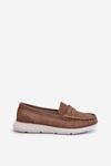 Brown Suede Platform Moccasins Sergio Leone SP012