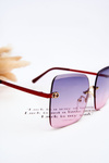 Large Women's Sunglasses 400UV E4721 Red