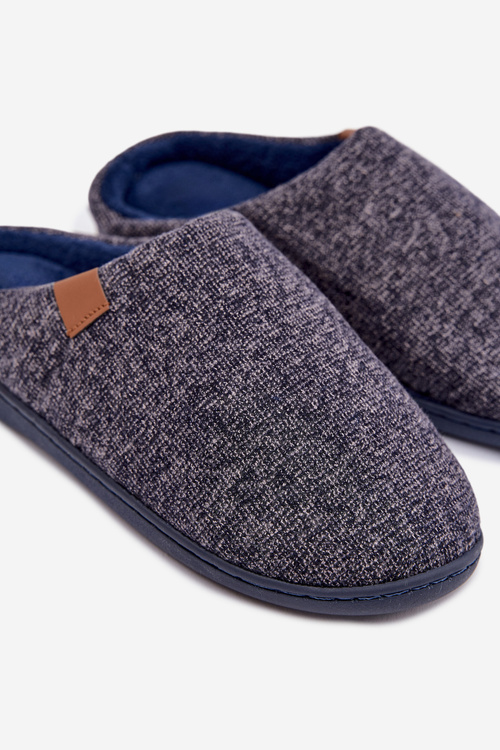 Men's Slippers Navy Blue Serevan