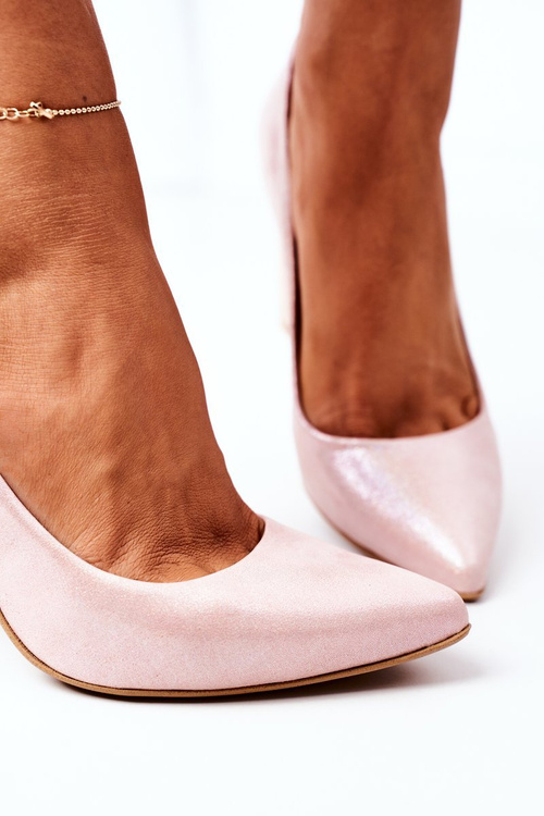 Satin Pumps Lewski Shoes 2453 Pink