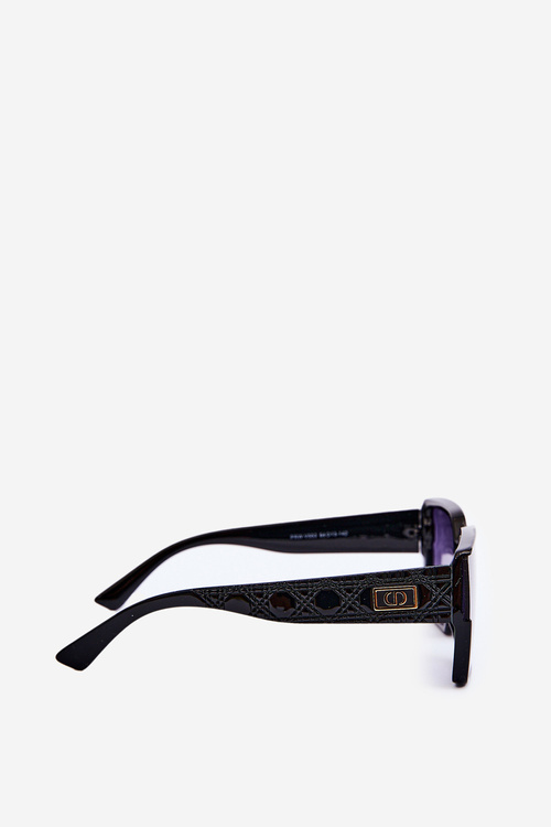 Women's Black UV400 Sunglasses