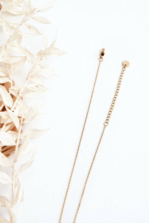 Łańcuszek Damski Z Kwiatem Złoty BL1221-397039