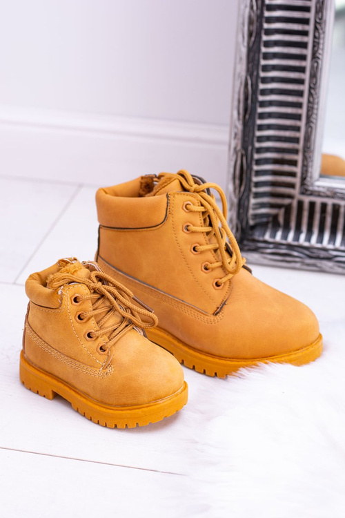 Kids' Insulated Trappers Boots Camel Dexter