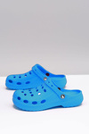 Women's EVA Flip Flops Blue Foam Crocs