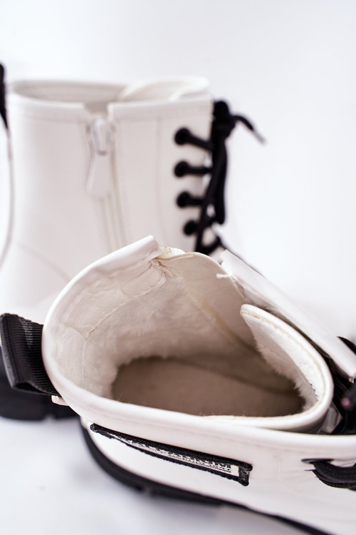 Children's Boots Shiny White Fincastle