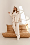 Women's sneakers with chunky lacing beige Vinali