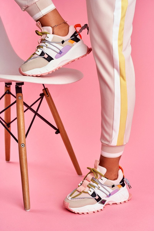 Women's Sports Shoes Pink LA91 Be One