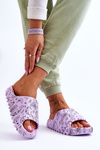 Fashionable women's slippers on a massive platform Violet Lorette