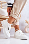Low Sneakers On Platform White Mischa 
