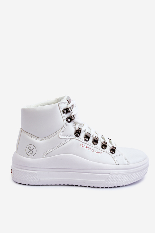 Women's High Sneakers Cross Jeans KK2R4028C White